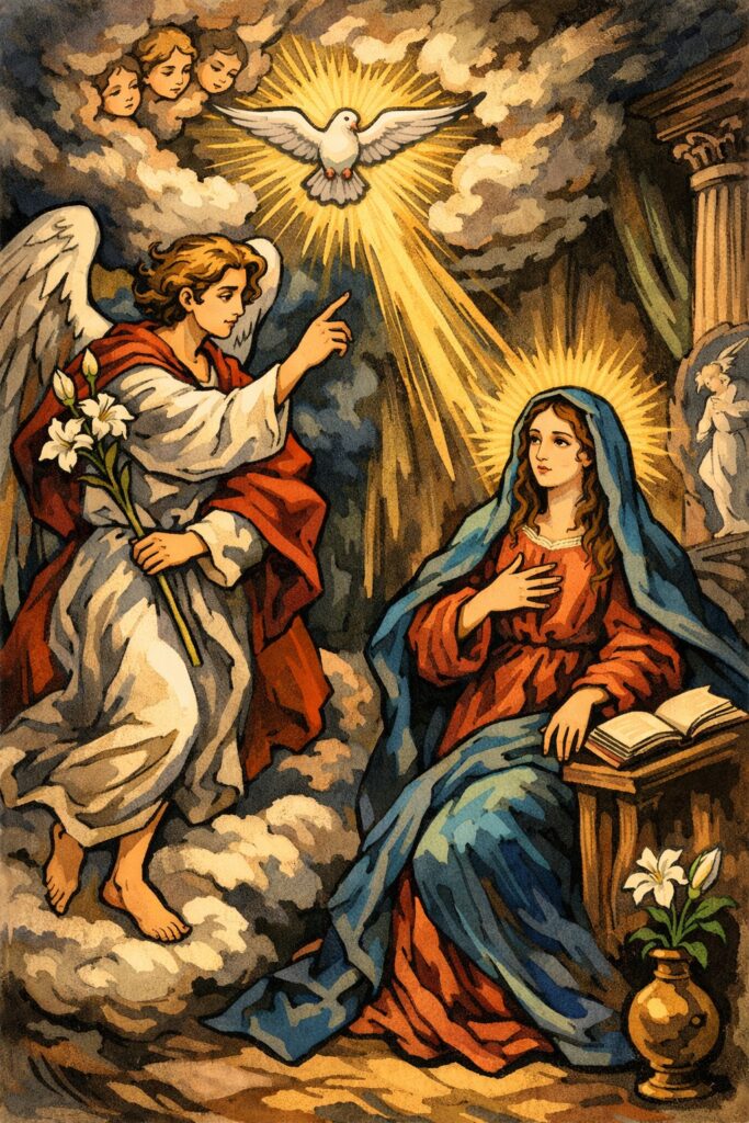受胎告知のイメージ